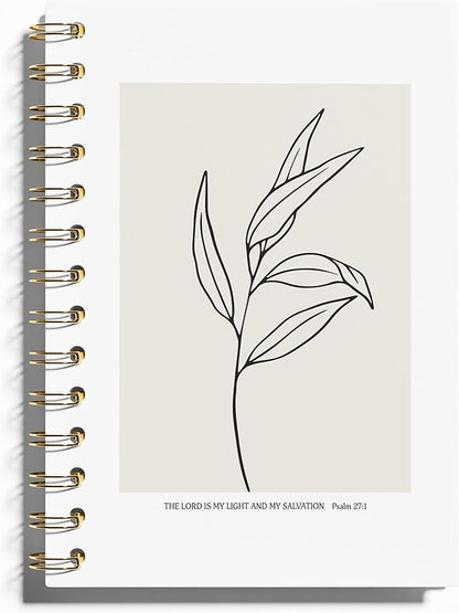 Bible Notebook, Prayer Journal - Christian Gifts Journal, Bible Verse Notebook, Daily Prayer Journal, Bible Notebooks for Note Taking, Christian Notebook for Women, 5.5x8.3 Inches