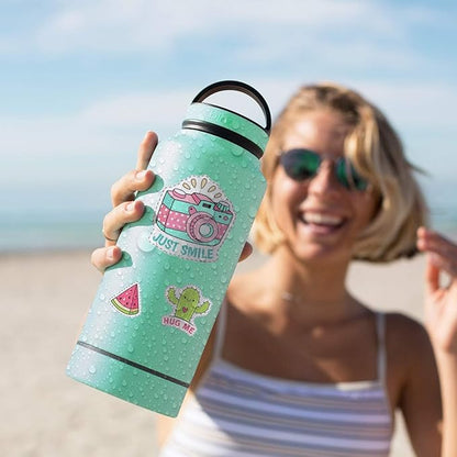 A-SUB 55 Sheets Vinyl Sticker Paper for Inkjet Printer - Glossy Printable Vinyl 8.5x11 Inch Waterproof Sticker Paper for DIY Any Decal You Like