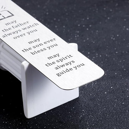 Christmas Gifts for Him, Baptism Gifts for Boys Men, Bible Bookmark Ordination Gifts for Youth Pastor Christian Gifts for Men Priest Preacher Religious First Confirmation Cross Religion Bookmark