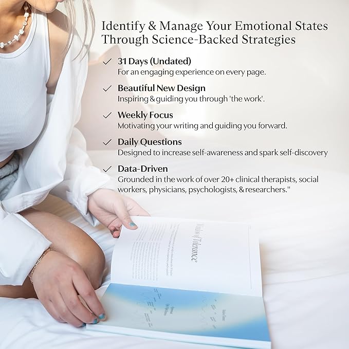 Switch Research Calm Planners Bundle - Psychologist-Developed Undated Goals Planner - 3 Self Care Planners to Banish Stress & Find Your Calm - Daily Planner With Prompts & Proven Techniques for