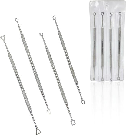 CYNAMED Stainless Steel Spatula Wax & Clay Sculpting Tool Carver Set (4PK)