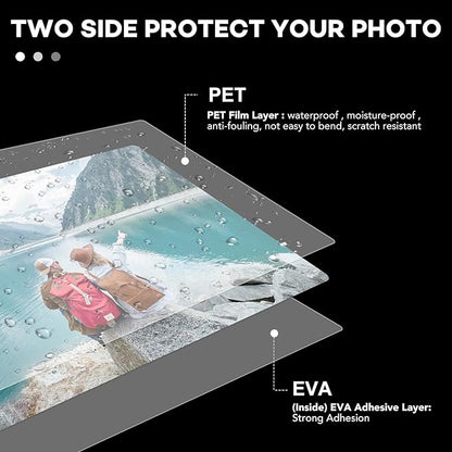 300 Pack Laminating Sheets, Holds 8.5 x 11 Inch Sheets, 3 mil, 9 x 11.5 Inches Thermal Laminating Pouches Lamination Sheet Paper for Laminator, Clear, Letter Size, Office and School Supplies