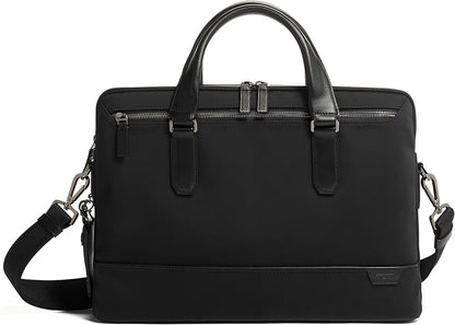 TUMI Harrison Sycamore Slim Brief - 14-Inch Laptop Briefcase - Professional Business Briefcase with Removable Shoulder Strap