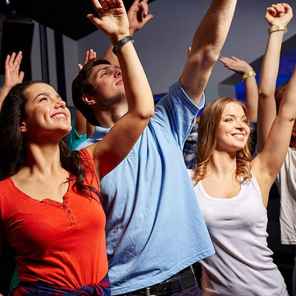 Jadive 500 Pieces Paper Wristbands VIP Plastic Waterproof Party Identification Wristbands Party Bracelets for Events Amusement Parks, Club, Concerts, Fairs, Festivals and Events(Black, Gold)