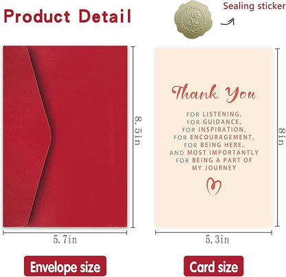 Thank You Card for Men Women, Thank You Cards for Friend Teacher, Appreciation Card Gift for Doctor Coworker Boss