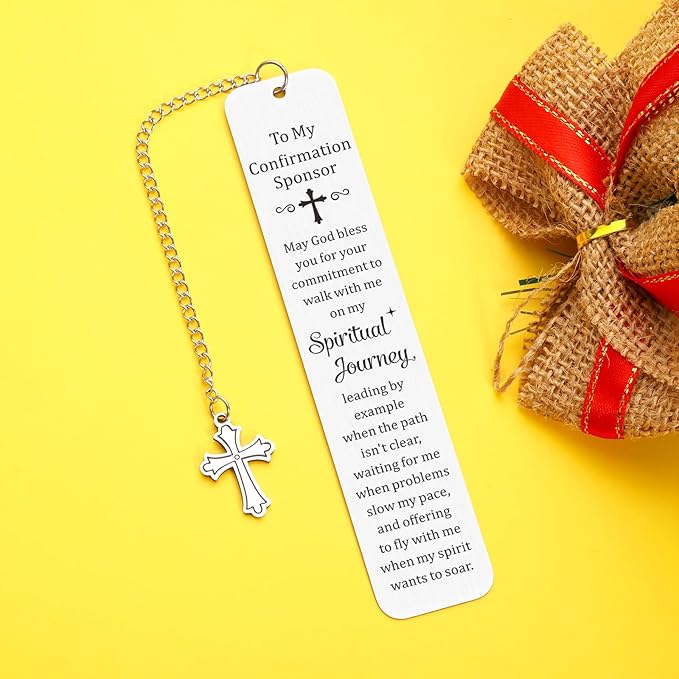 Confirmation Sponsor Gifts for Men Women Thank You Gifts Catholic Sponsor Gifts Confirmation Gifts for Teenage Girl Boys Baptism Gift for Adult Pastor Appreciation Christmas Gift Graduation