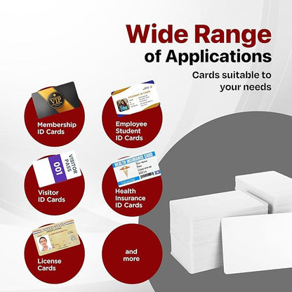 X LINE CR80 30 Mil Graphic Quality 500 Pack PVC Cards