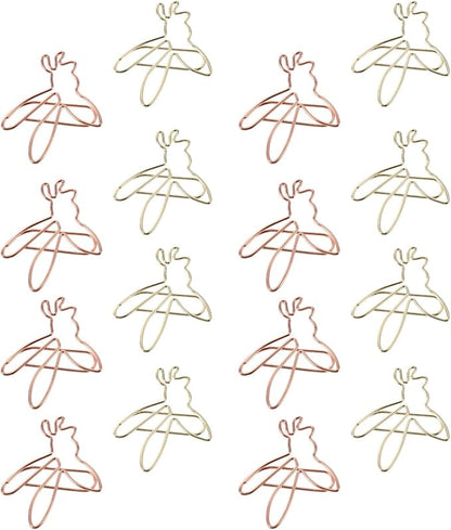 NUOBESTY Decorative File Folders 20pcs Cute Paper Clips Metal Bee Shape Journaling Paper Clamp Binder Clips Scrapbooking Bookmarks for Office Supplies Wedding Invitations Crafts 3.7cm
