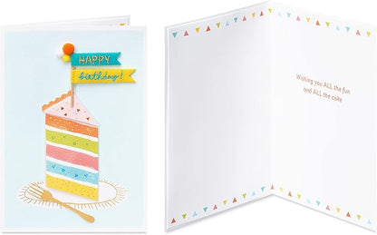 Papyrus Deluxe Boxed Birthday Card Assortment, Bright Birthday (4-Count)