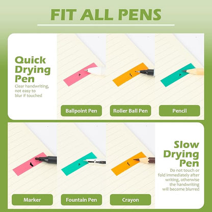 ZTML MS 2400Pcs Sticky Book Tabs, Morandi Sticky Tabs, Book Tabs for Annotating Books, Sticky Notes, Morandi Page Markers, Multi-Colored Writeable and Repositionable Book Flags Strip (2400Pcs)