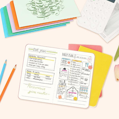 32PCS Mini Notebooks Bulk, 3.5" x 5.5", 16 Color, 60 Pages Lined Paper Small Pocket Notebook Set, Mini Journal Memo Notepads for Kids, Students, Traveler, School Office Supplies