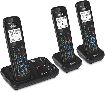 AT&T GL2113-31 Cordless Phone with Smart Call Blocker, Bluetooth Connect to Cell, Answering Machine, Full-Duplex Speakerphone