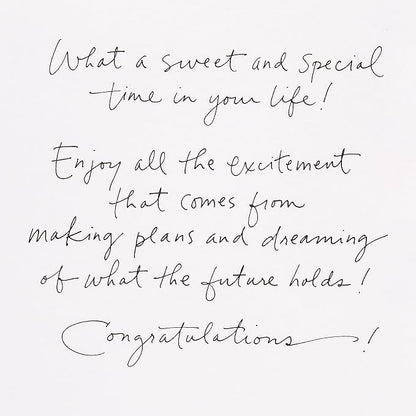 American Greetings Engagement Card - Designed by Kathy Davis (Sweet and Special)