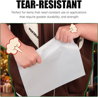 30 Sheets Printable Clear Sticker Paper for Inkjet Printer, Premium Vinyl Transparent Sticker Paper Waterproof, Dries Quickly, Vivid Colors, Tear Resistant, 8.5x11" Labels Great for Cutting Machines