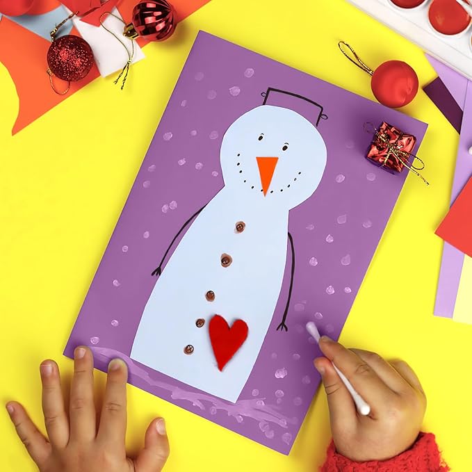 Purple Cardstock 8.5 x 11 80lb Card Stock For Printer, Goefun 24 Sheets Purple Construction Paper for Wedding Invitations, DIY Cards, Menus, Crafts