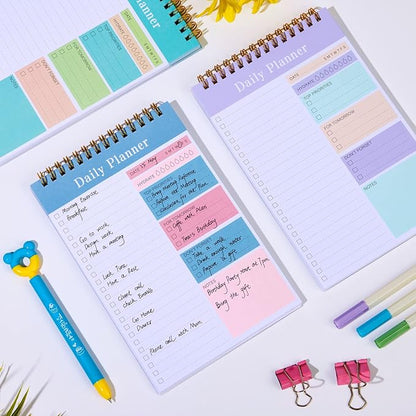 Do List Notepad, 52 Sheets To Do List Planner, 5.2"x7.8" To Do List Notebook, Undated Daily Planner 2024 for School/Office Supplies