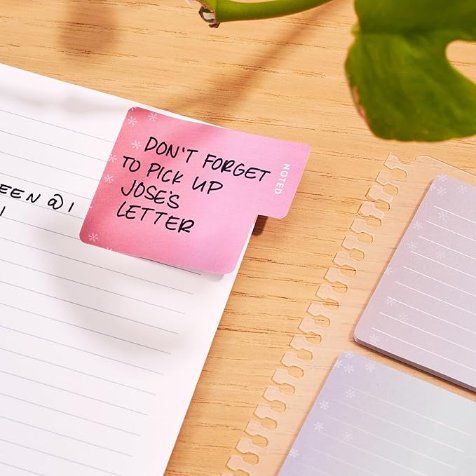 Erin Condren Universal Snap-in Tabbed Sticky Notes 3-Pack | 20 Sticky Notes Sheets, 3 Sticky Notepads Total | Decorate Your Book and Elevate Your Look with This Tabbed Sticky Notes 3-Pack