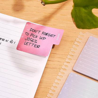 Erin Condren Universal Snap-in Tabbed Sticky Notes 3-Pack | 20 Sticky Notes Sheets, 3 Sticky Notepads Total | Decorate Your Book and Elevate Your Look with This Tabbed Sticky Notes 3-Pack