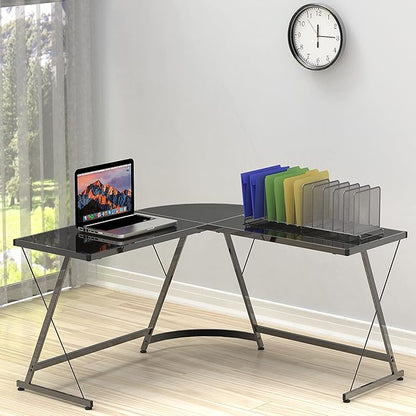 Simple Houseware Expandable 5 Section Upright File Sorter Organizer, Silver