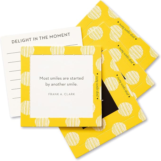 Compendium ThoughtFulls Pop-Open Cards — Smile — 30 Pop-Open Cards, Each with a Different Inspiring Message Inside