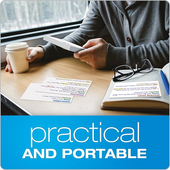 Oxford 3 X 5 Inches Blank Ruled Index Card, 300 Count, White (10013) (Material - Paper)