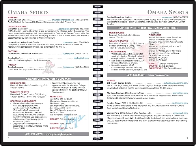 2025 Datebook & City Themed Planner – Resource Guide with Daily, Weekly & Monthly Views – 3-Year Reference Calendar - Multi-Purpose Travel Notebook Guide & Adventure Diary (Omaha '25)