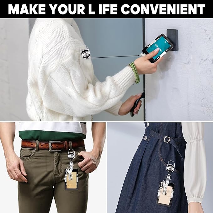 Lanyards for ID Badges Cute Id Badge Holder with Lanyard Retractable Badge Reel Clip Funny Name Tags Keychain for Teacher Doctor Student Women Men Nurse Accessories for Work