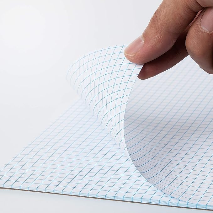 Mr. Pen- Graph Paper, 2 Pack of 22 Sheets, 17"x11", 5x5 (5 Squares per inch), Graphing Paper, Grid Paper Pad, Math Graph Paper Pad, Drafting Paper, Computation Pads, Large Graph Paper
