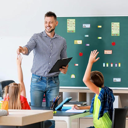 Boho Rainbow Teacher Sticky Notes Set, 550 Sheets, Thank You Teacher Self-Stick Note Pads Teacher Appreciation Gift Writing Memo Pads Page Marker Back to School Office Supplies (Color)