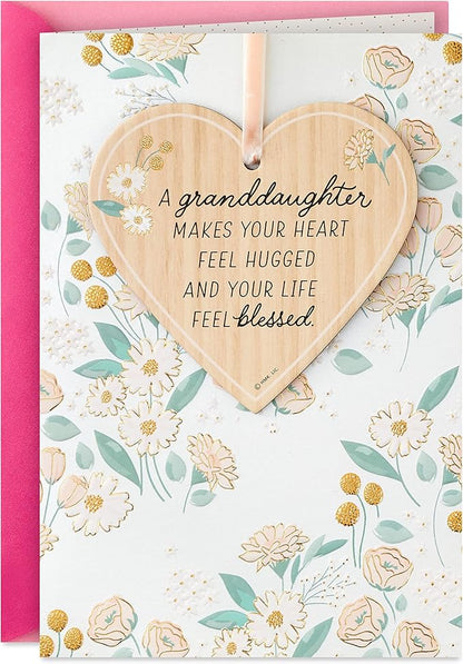 Hallmark Birthday Card for Granddaughter (Removable Heart Ornament)