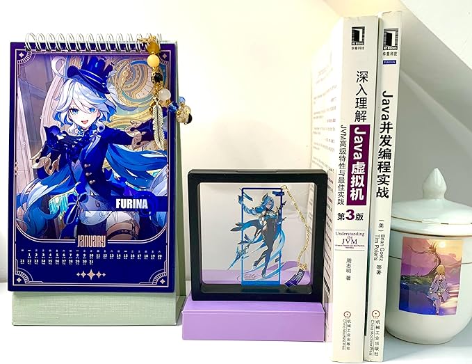 Metal Bookmarks - Genshin Impact Shenhe Bookmarks with 3D Display Box - Perfect Birthday Gifts for Book Lovers