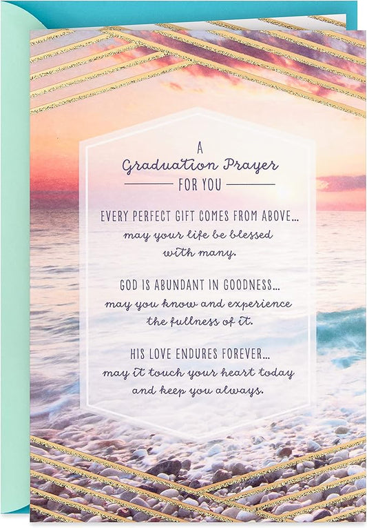 DaySpring Religious Graduation Card (Graduation Prayer)