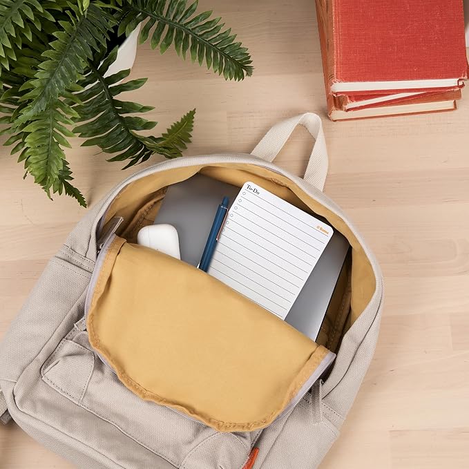 Notsu To Do List Small Desk Notepad 2 Pack | Minimalist To-Do Checklist Task Memo Note Pads with Premium Thick Paper, 3.9" x 6.3"