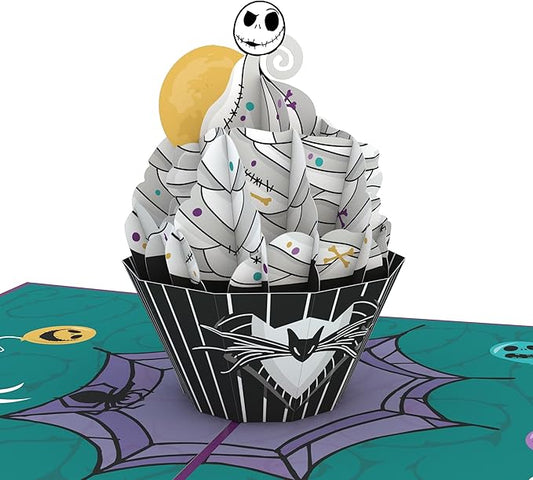 Lovepop Happy Birthday Pop-Up Card for Her and Him- 3D Disney Birthday Greeting Cards for Boys, Girls, Men, Women - Scream - 5" x 7" Jack Skellington Card - Blank Note Card & Envelope Included