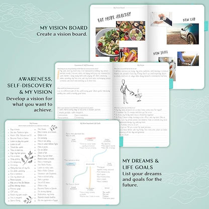 Legend Planner – Weekly & Monthly Life Planner to Hit Your Goals & Live Happier. Organizer Notebook & Productivity Journal. A5 (Aquamarine)