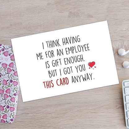 Ziwenhu Boss Day Gifts: Happy Boss Day Card, Funny & Cute Gifts for Him & Her, Going Away Gift