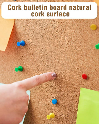 48"x36" Enclosed Bulletin Board, Outdoor Lockable Weather-Resistant Aluminum Cork Noticeboard for School & Office, Silver Frame w/Cork