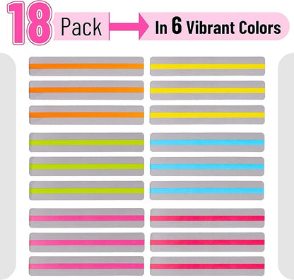 Mr. Pen- Guided Reading Strips, 18 Pack, Highlighter Strips, Bookmarks for Kids, Highlight Strips for Books, Reading Trackers for Kids, Highlighter Strips for Reading, Book Highlighter Strips