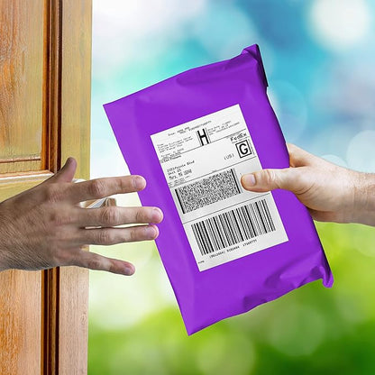 Colored Poly Mailers Pack of: Be creative with your packaging with Colored mailers (Purple, 7.5" x 10.5" pack of 1000)