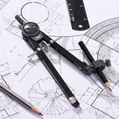 Mr. Pen- Compass for Geometry, Black, Compass with Pencil, Drawing Compass Drawing Tool, Math Compass, Drafting Tools, Drawing Tools, Geometry Compass, Circle Drawing Tool, Geometry Set