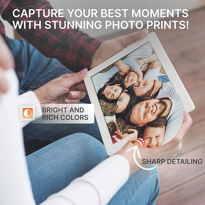 6" x 213' Premium Glossy Photo Paper Roll for DryLab Printers – Instant-Drying, Compatible with Epson SureLab, FujiFilm Frontier, Noritsu DryLab, Canon imagePROGRAF, and Roll-Fed Inkjet Printers