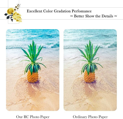 A-SUB Premium Photo Paper Luster 11x17 Inch 66lb for Inkjet Printers 50 Sheets, Single Sided