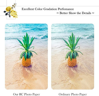 A-SUB Premium Photo Paper Luster 13x19 Inch 66lb for Inkjet Printers 50 Sheets, Single Sided