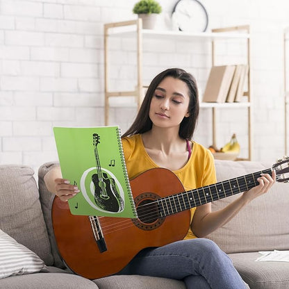 Guitar Tablature Notebook Blank Music Tabs Journal for Composition Songwriting and Recording of Yous Song Paperback 11.2 X 8.3inch