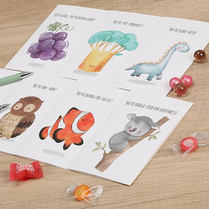 Mr. Pen- Funny Notecards with Envelopes, 24 Set, Funny Cards for Kids, Funny Geeting Cards for Kids, Blank Cards for Kids, Kids Cards, Fun Puns Blank Note Cards