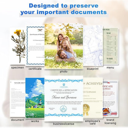 600 Pack Laminating Sheets, 5Mil 9" x 11.5" Laminating Pouches，5Mil Clear Thermal Lamination Sheet Paper for Laminator, Holds 8.5 x 11 Inch Sheets