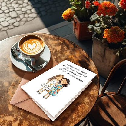 Funny Bestie Sister Birthday Card, Funny Birthday Card for Best Friend, Sister Birthday Card for Her, Best Gift for Her, Friendship Card, Friendship Card, Cute Card