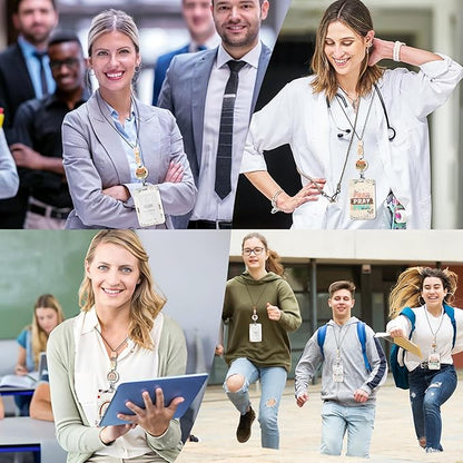 Christian Lanyard with ID Holder, Pray On It Pray Over It Pray Through It Badge Holder with Beaded Adjustable Lanyard, Christian Gifts for Pastors Teachers Students