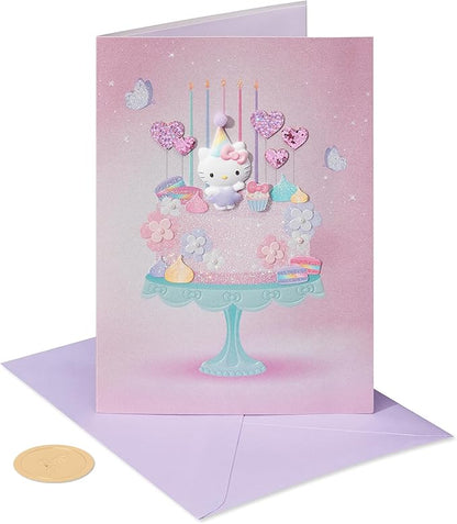Papyrus Hello Kitty Birthday Card (Sweet & Wonderful)