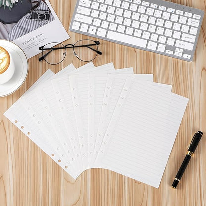 Toplive A5 Filler Paper To Do List, 6 Ring Planner Binder Inserts Paper Daily Checklist, A5 Loose Leaf Refill Paper 160 Sheets for A5 Notebook Budget Binder